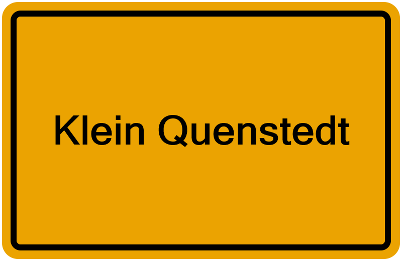 Handelsregisterauszug Klein Quenstedt